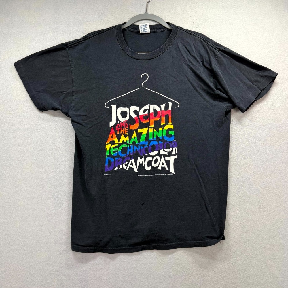 Vintage Delta T-Shirt Musical Joseph and The Amazing Technicolor Dreamcoat Large